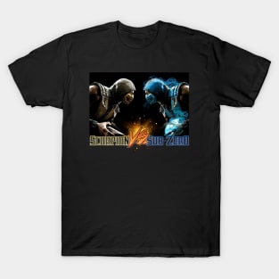 Scorpion vs Sub Zero team Mortal Kombat Pro Kompetition T-Shirt